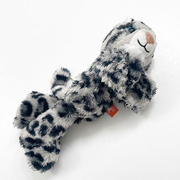 Snow Leopard stuffed animal slap bracelet - Picture 2 of 5
